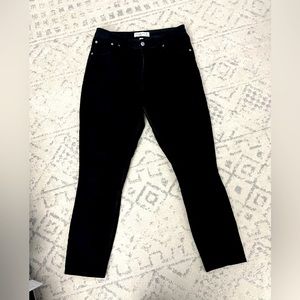 Abercrombie & Fitch curve love black jeans, size 28/6R